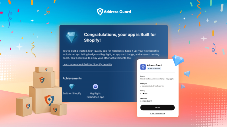 Address Guard is now built for Shopify